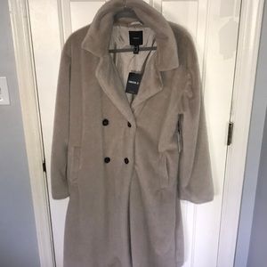Forever 21 faux fur coat